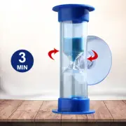 3 Min Save Water No Battery Needed Shower Timer Hourglass Blue Sand