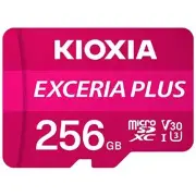 KIOXIA microSD Memory Card 256GB Class 10 UHS Speed ​​Class 3 EXCERIA PLUS KMUH-