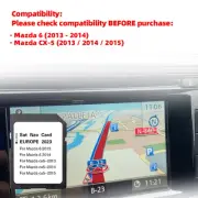For Mazda 6 CX-5 Vehicle GPS SD Card Update Maps 2023 Version Navigation System