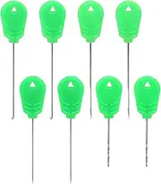 Carp Fishing Bait Rig Tool Portable Bait Needle Line Drill Tackle Rigging Tool Green 8pcs