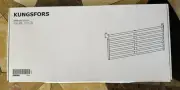 IKEA KUNGSFORS Shelf for Wall or Suspension Rail Stainless 23 1/3 inch x 11 inch