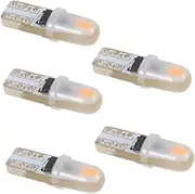 ELAYARD 5pcs Car Led Panel Lights T5 3014 SMD Cluster Bulbs Led Instrument Panel Light Replacement for Car Interior