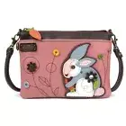 Chala bag Mini Crossbody Handbag, Adjustable Strap Rabbit bunny Vegan