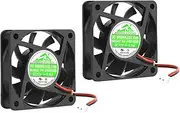 Security-01 2-Pack 60mm by 60mm by 15mm 6015 12V DC 0.10A Ball Bearing Brushless Cooling Fan 200pin AV-F6015MB UL TUV