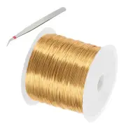24 Guage/ 0.5 mm 171 Feet Jewelry Craft Wires, Copper Beading Wire, Rose Gold