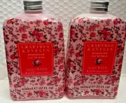 CRABTREE&EVELYN ROSEWATER BUBBLE BATH (2PIECES)22FLOZ