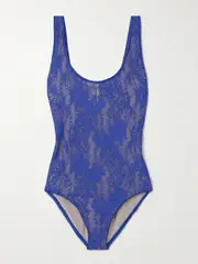 [Zimmermann] Zimmermann - Corded Lace Bodysuit - Blue - 0 0 Blue