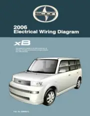 2006 SCION xB Wiring Diagrams Schematics Layout Factory OEM