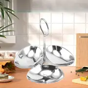 Condiment Serving Bowl Chip Dips Serving 3 Compartment for Fruit Nuts Sauce