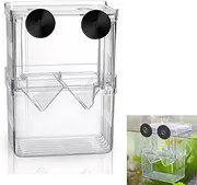 Aquarium Fish Tank Breeder Box, Fish Isolation Breeding Box, Acclimation Hatchery Incubator, Acrylic Divider Hatching Boxes, Fish Rearing Trap Box for Small Fishes Shrimp Clownfish Guppy