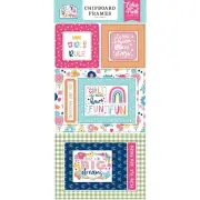 Echo Park Play All Day Girl Chipboard 6"X13" - Frames*