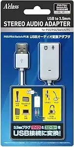 For PS5 / PS4 / Switch / PC USB audio conversion adapter