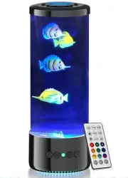 Fish Lamp,Large LED Fish Table lamp,Remote Control Multi-Color Mood Light,Bes...
