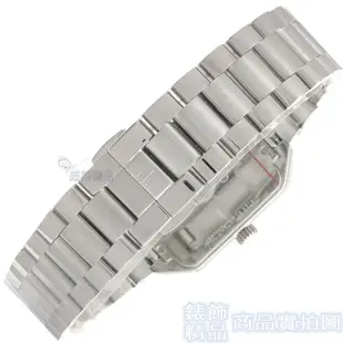 CK手錶Calvin Klein K3L31166 大. K3L33166 小 雅痞方形銀白面鋼帶情人 對錶【錶飾精品】