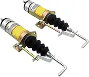 Solenoid Fuel Shutoff 36607197 SA3405T 150212C7U2B2S1 Stop Solenoid Compatible With 12V 24V Diesel Engine Parts(24V)