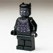 New LEGO® Black Panther - Lavender Highlights Minifigure - Marvel 76186 (sh728)