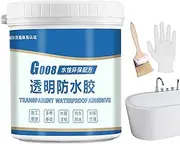 Clear Waterproof Glue | 11.8oz Clear Waterproof Glue for Shower Tile,Waterproof Anti-Leakage Glue Agent