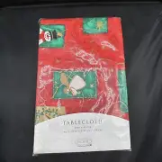 TARGET Home for the Holidays Oblong Christmas Fragrance Tablecloth 60” X 118”