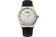 Ben Sherman Men's Watch - WB036B Leather Strap Stainless Steel Quartz Watch