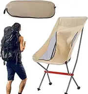 Folding Lawn Chairs for Adults | Lightweight Folding Moon Chair,600D Cationic Fabric Back Support, Seat Cushion, Compact for Adults, Quick Disassembly for Parks, Lawns, Picnics
