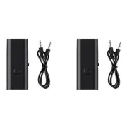 2X Bluetooth 5.3 Transmitter Receiver, 3.5mm Aux USB Adapter, Built in Mic6044