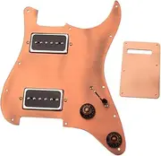 LIGHTAOTAO Aluminium Alloy Pickguard for Electric Guitar 3 Ply Pickup Guard Hh07 Anti-scratch Protector