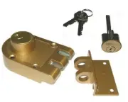 Ilco 535-53-41, Jimmyproof deadbolt lock - double cylinder