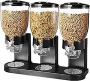 Triple Cereal Distributor - Dispenser Cereal Distributor | 2L Grain Dispenser | Container Restor for Container Containers, Dry Food for Kitchen Worktop