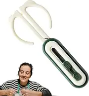 Travel Scissors - Box Cutter Retractable,Ergonomic 2 In 1 Scissors Retractable Box Cutter for Sewing, School, Workplace, Outdoor, Crafting, Camping