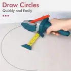 Multifunctional Plasterboard Edger 5M Tape Measure Gypsum Board Cutter