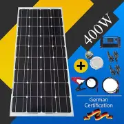 400W Solar Panel Kit 12 Volt Trickle Battery Charger For Caravan Car Van Boat AU