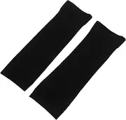 [NIYANGLE] 2pcs Women Thigh Shaper: Adjustable Compression Thigh Wrap for Leg Slimming Comfortable Sleeve for Workout Breathable Shapewear for Leg Shape Black