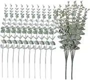 Artificial Eucalyptus Leaves 12pcs Simulation Plant Stems Decorative for Home Office Botanical Decor