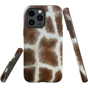 For iPhone 14 Pro Max Case Tough Protective Cover, Giraffe Pattern