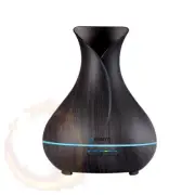 Devanti 400ml 4 in 1 Aroma Diffuser Remote Control Dark Wood