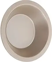 VINTORKY Non-Stick Round Burger Mold Cake Pan Mini Pie Molds for Baking Metal Bakeware Set Steel Hamburger Mould