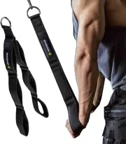 Tricep Rope Cable Attachment Handles,Greater Range of Motion,Tricep Pulldown Rop