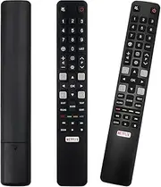 Universal Remote Control for TCL Remote Control - Direct for All TCL TV Remote FFALCON, IFFALCON LED 4K UHD HDR Smart Android TVs, with Shortcut Button for Netflix, RC802N