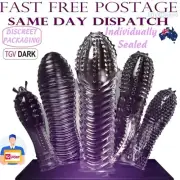 Penis Extender Sleeve Delay New Cock Extension Men Dildo Tickler Adult/Sex Toy