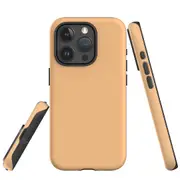 For iPhone 15 Pro Max Case, Shielding Cover, Peach Orange