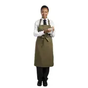 Le Chef Bib Apron - Olive