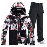 Men and Women's Snow Suit Sets, Snowboarding Clothing Ski Costumes Waterproof