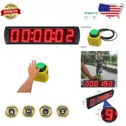 5-Inch LED Race Timer with Remote Control - Perfect for Events & Training