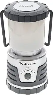 UST 30-Day Duro 1000 Lumen LED Lantern with Lifetime LED Bulbs, Glow in The Dark Power Button and Hook for Camping, Hiking, Emergency and Outdoor Survival