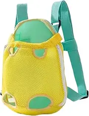 Dog Carrier Backpack - Adjustable Pet Carrier Backpack, Pet Front Dog | Dogs and Cats, Adjustable Breathable Carrying with Safety Strips for Hiking, Traveling Outdoors, Black
