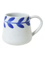 [Robert Gordon] Mediterranean Hand Painted Party Wreath Mug in Indigo