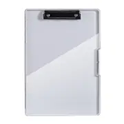 Catzon Clipboard Heavy Duty with 2 Storage Case for Office Supplies-White Grey