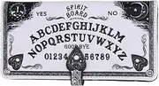 [Nemesis Now] White Spirit Board Embossed Ouija Purse, 18.5cm, White, PU Leather
