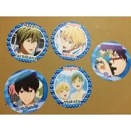 Free! 日版 塑膠 PVC 杯墊 七瀨遙 橘真琴 葉月渚 龍崎怜(30元)