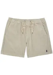 Polo Ralph Lauren Logo-embroidered Corduroy Shorts - Stone - S S
